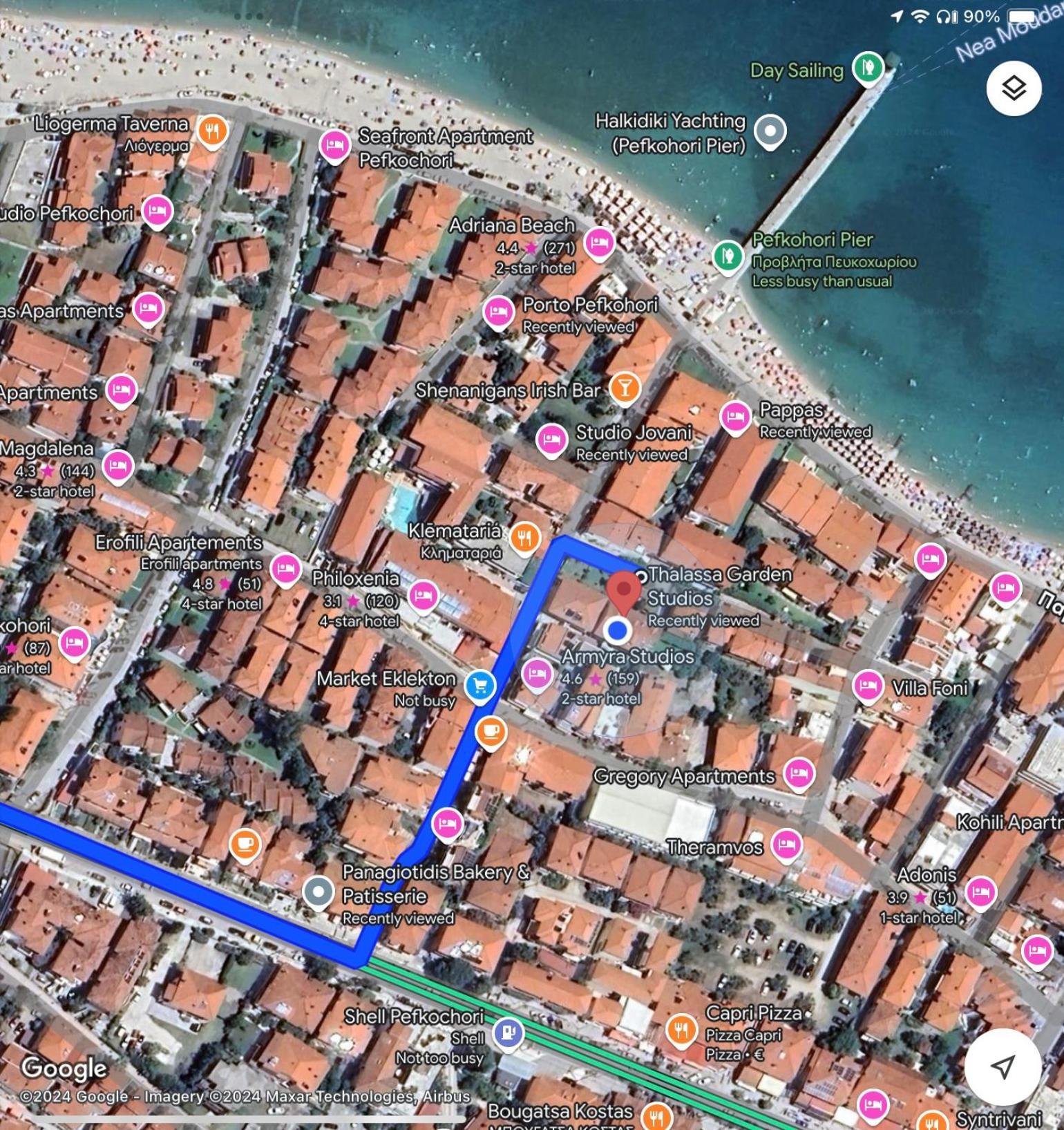 Thalassa Garden Studios Pefkochori Ngoại thất bức ảnh